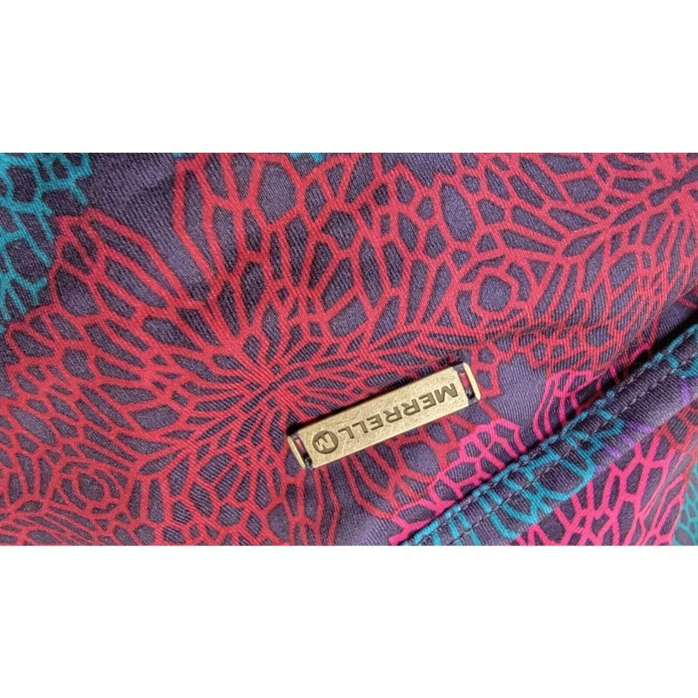 MERRELL Women Multicolor Formal Long Sleeves Shift Trapeze Stretch Dress Medium - Picture 6 of 11